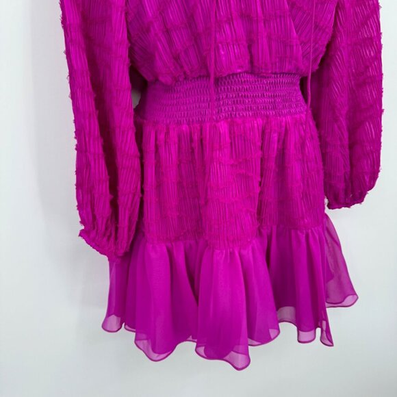Monique Lhuillier Women's Purple pink fuschia Dress - Picture 3 of 15